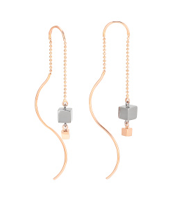 Серьги Qube QCXE0026-00 (Au 585)